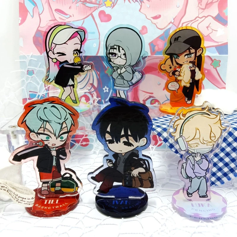 

Аниме Alien Stage Mizi Sua Till Ivan Hyuna Luka, стоячая пластина для косплея, кавайная акриловая фигурка, подставка, аксессуар, орнамент, украшение