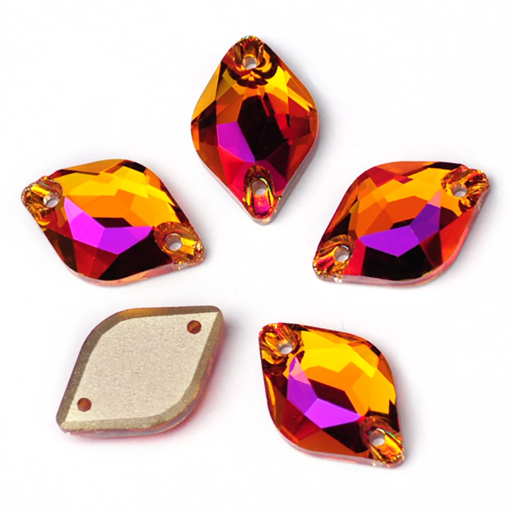 PUBRILEX Astral Pink Strasssteine im Vorteilspack zum Aufnähen, flache Rückseite, abgeschrägte Kristalle, Strass für Kleidungsstücke und Accessoires. – Detail 10