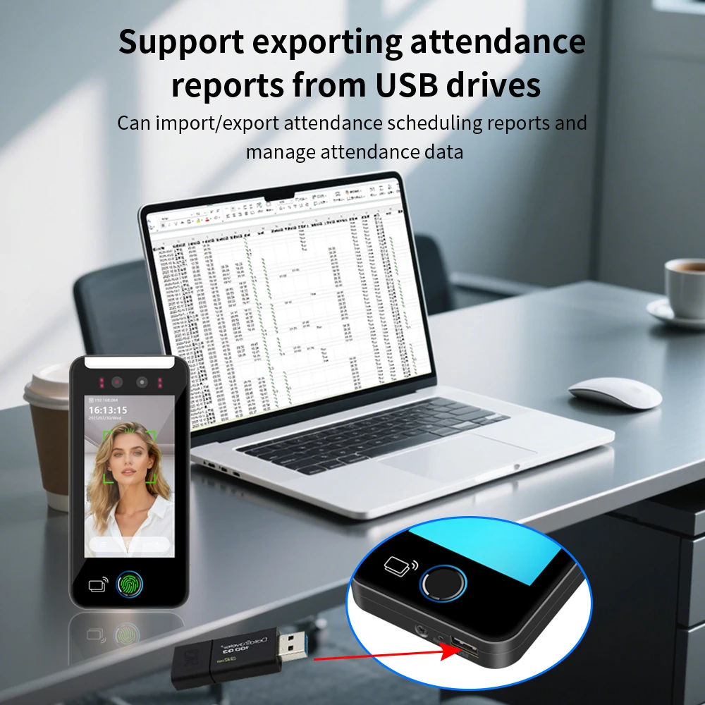 Tuya APP WiFi الوجه وكلمة المرور البيومترية نظام اتصال داخلي مرئي 7 بوصة تعمل باللمس HD كاميرا في الهواء الطلق مقاوم للماء ملف API مجاني #5