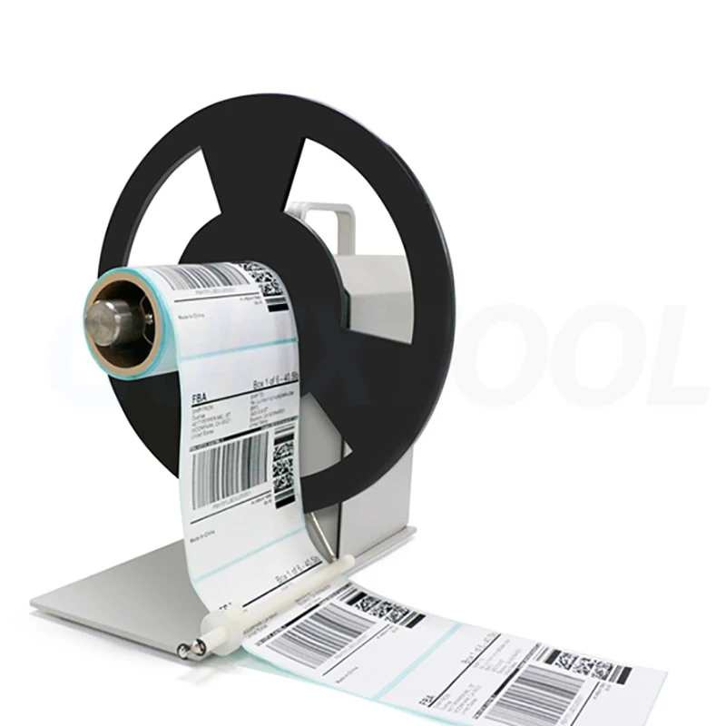 Imagem -03 - Automático Síncrono Barcode Label Rewinding Machine Filme Auto-adesivo Fita Rebobinador 2-way Velocidade Ajustável 220v