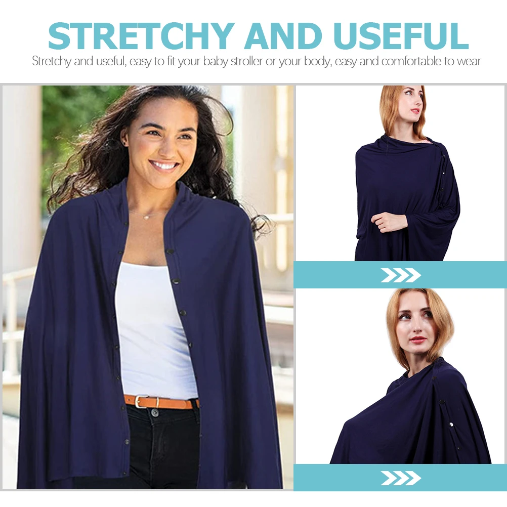 

Baby Stroller Cover Nursing Breastfeeding Cover Sunshade Privacy Feeding Canopy Muslin Car Seat Canopy Stretchy Lightweight