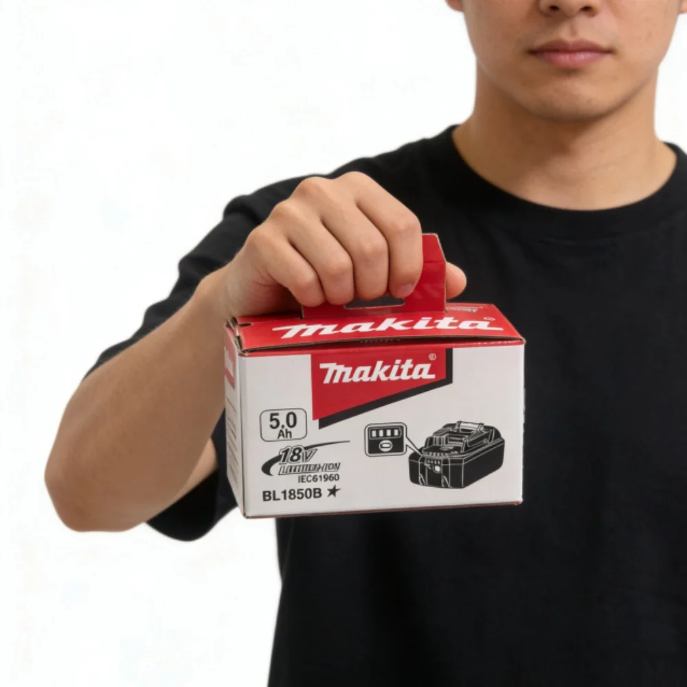 

18V 5.0Ah Rechargeable Battery BL1860 BL1850B Compatible Makita Tools High-Performance Lithium-Ion Power Tool Accessory