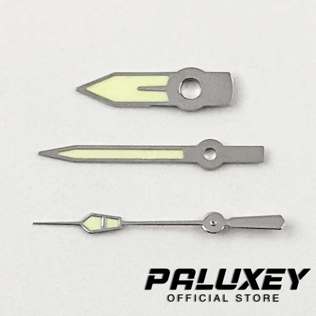 Стрелки для часов, зеленый супер светящийся указатель, запасные аксессуары, подходят для NH35/NH36/7S26/7S36/4R35/4R36, автоматический механизм