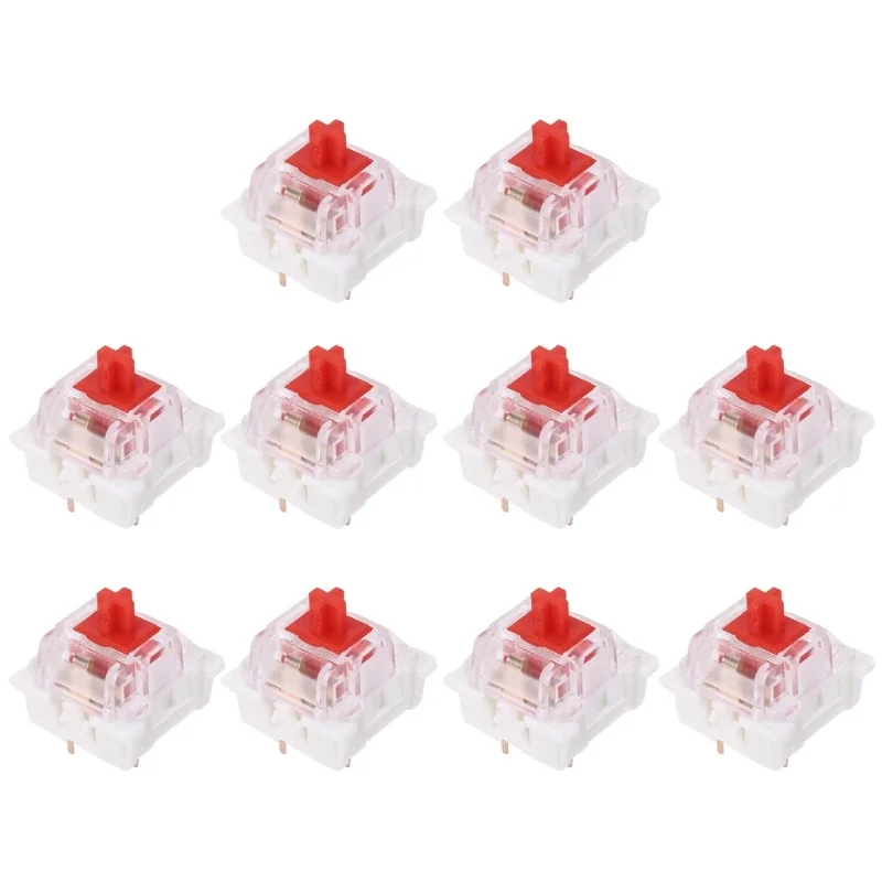 Outemu 3Pin Switches black red brown blue LED for Mechanical Keyboard replacement for Cherry MX Gateron DIY