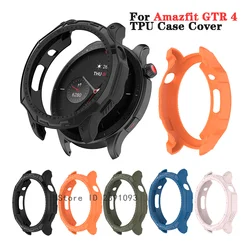 TPU Protector Case For Amazfit GTR 4 Smart Watch Soft Edge Protective Bumper Cover Huami GTR 4 Protector Frame Accessories