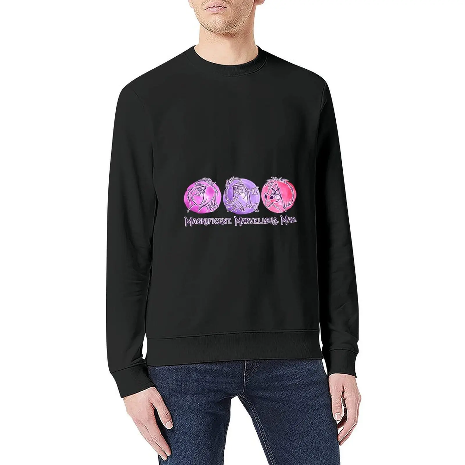 معطف رجالي رائع من Mad Pullover ملابس أنيمي للرجال ملابس الخريف منتجات جديدة بلوزات بقلنسوة