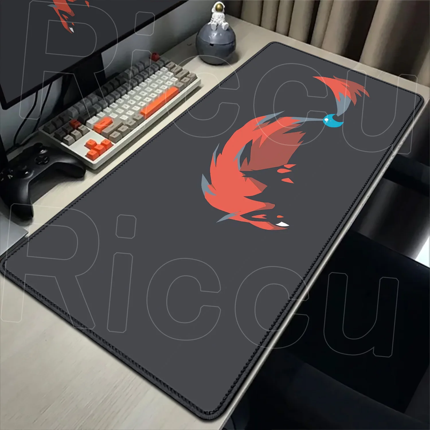 Cute Cool Anime Pokemon Zoroark Mouse Pad Gengar Charizard Pikachu XXL Mousepad Computer Keyboard Pad Manga Accessories Desk Mat
