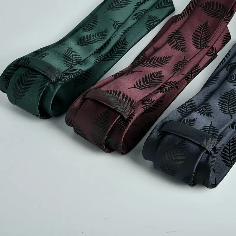 Ties For Men Professional Business Large Jacquard Paisley Polyester Corbatas 7cm Pattern Hand Tie New Style