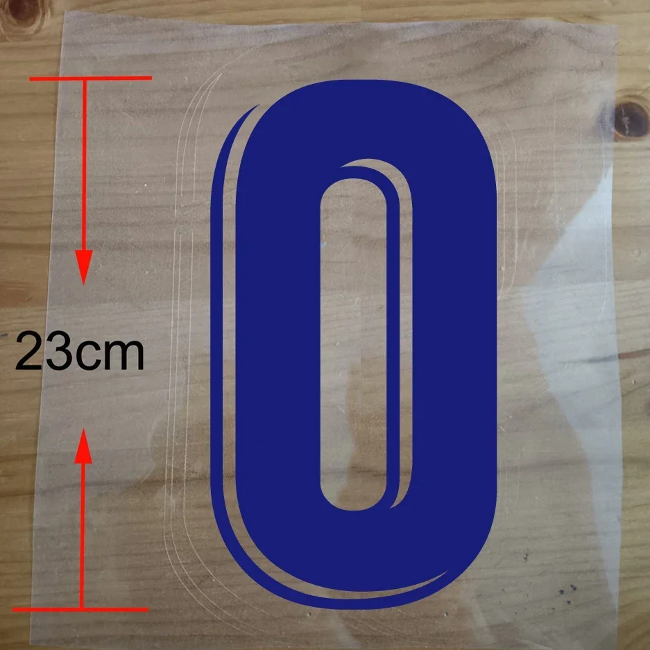 Customized Number for Jerseys, Basketball No. High 23cm, Football Number Iron on Patch Number 0-9# Hot Transfer Sticker