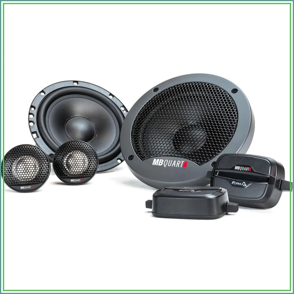 

6.5" 2-Way Component Speaker System, 150W Peak, 40W RMS, 4 Ohm, Car Audio