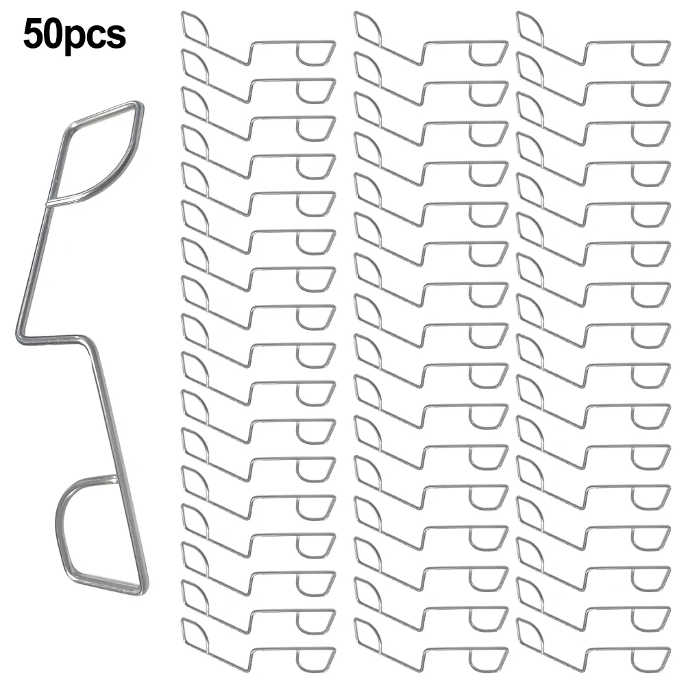 25/50PCS Fence Panel Clip Stainless Steel Fence Panel Wedges Noise Reduce Rattling Banging Stop Wedges For Garden Fence