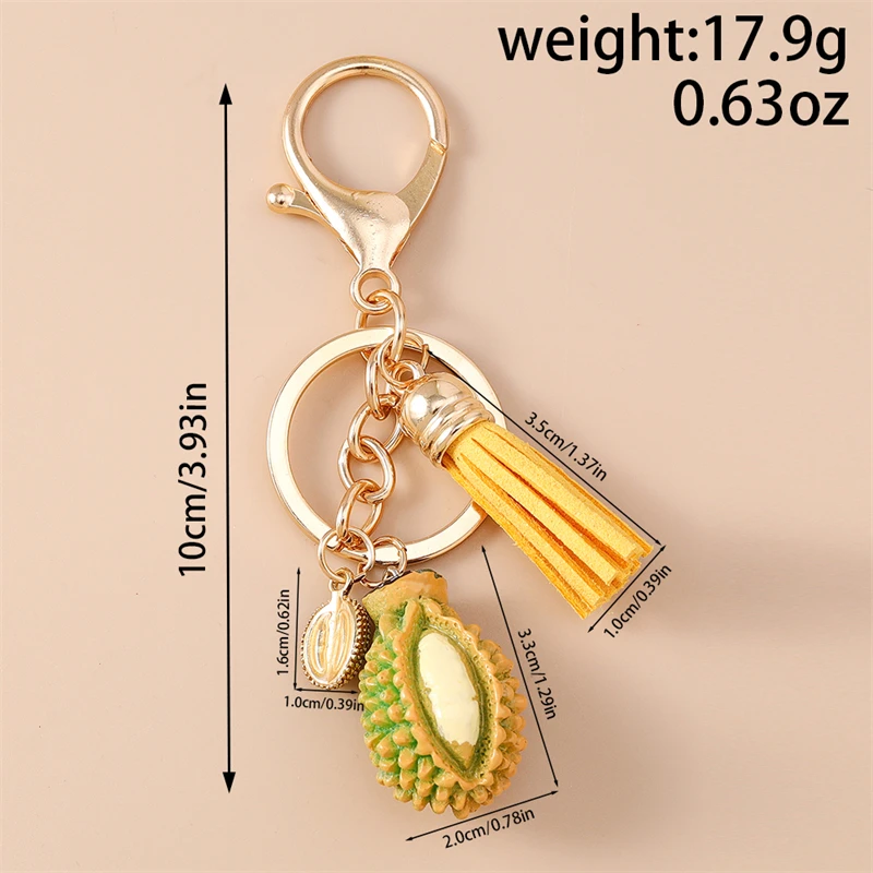Modische Frucht-Kirsch-Schlüsselanhänger, Emaille-Herzanhänger, Schlüsselringe für Damen und Herren, Autoschlüssel, Handtaschen-Schlüsselanhänger, Accessoires, DIY-Geschenke – Detail 25