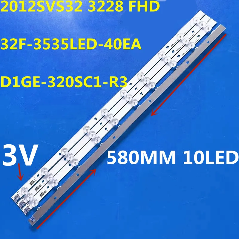 

10 LED Strip For UE32EH5000 UE32EH5007 UE32EH5200 UE32EH5300 UE32EH5450 BN96-24146A D1GE-320SC1-R3 DE320BGA-B1 LTJ320HN07-V A