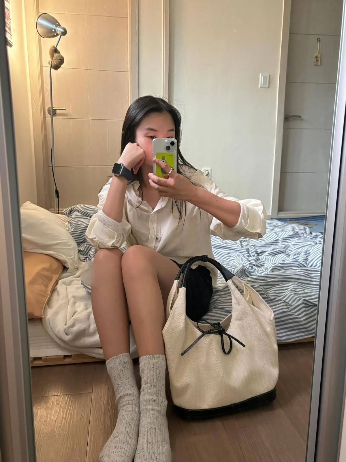 FIRMRANCH Retro Commuter Vest Design Large Capacity Women's Canvas One Shoulder Underarm Bag Trendy Three Size Book Tote Handbag image 4
