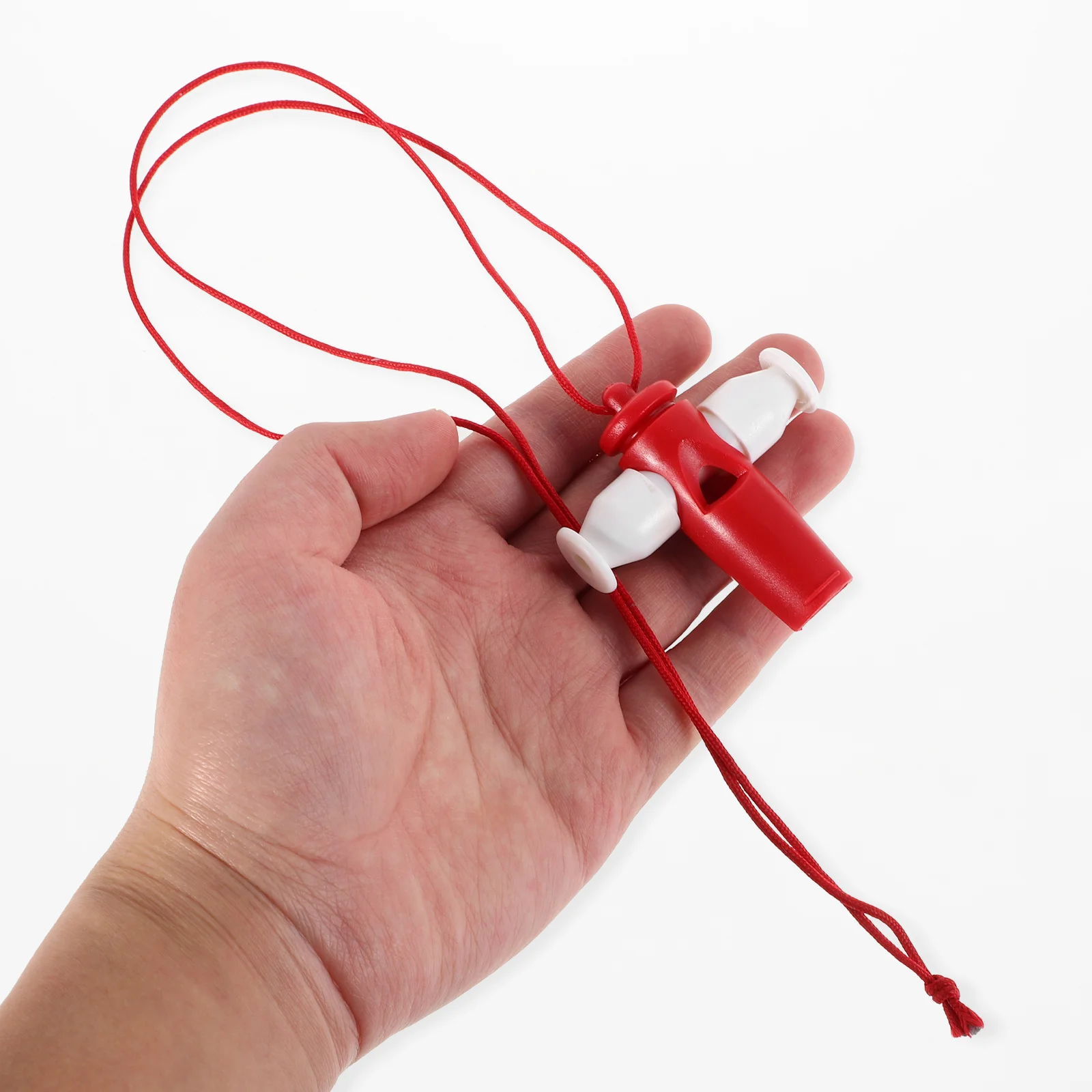 

Samba Whistle Red Plastic Lightweight Clear Sound Children Music Education Dance Performance Whistle Kindergarten Instrument