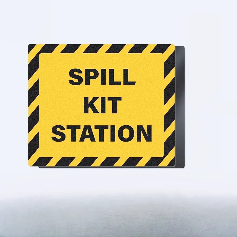 تسجيل محطة عدة تسجيل الفينيل ملصقات السلامة ذاتية اللصق مقاوم للماء ملصق الطوارئ للداخلية والخارجية 15 سنتيمتر PVC KK #1