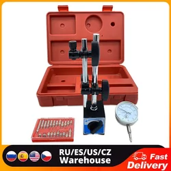 Dial Indicator Magnetic Holder Dial Bore Gauge Magnetic Stand Base Micrometer Measure Tools Hour Type Indicator Comparator Watch