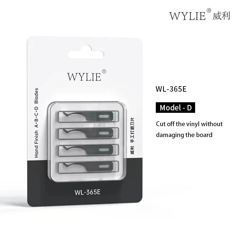 WYLIE WL-365E 4 w 1 wielofunkcyjne ostrze do usuwania kleju do ręcznego szlifowania elastyczności płyta główna CPU IC demontaż narzędzi — zdjęcie 6