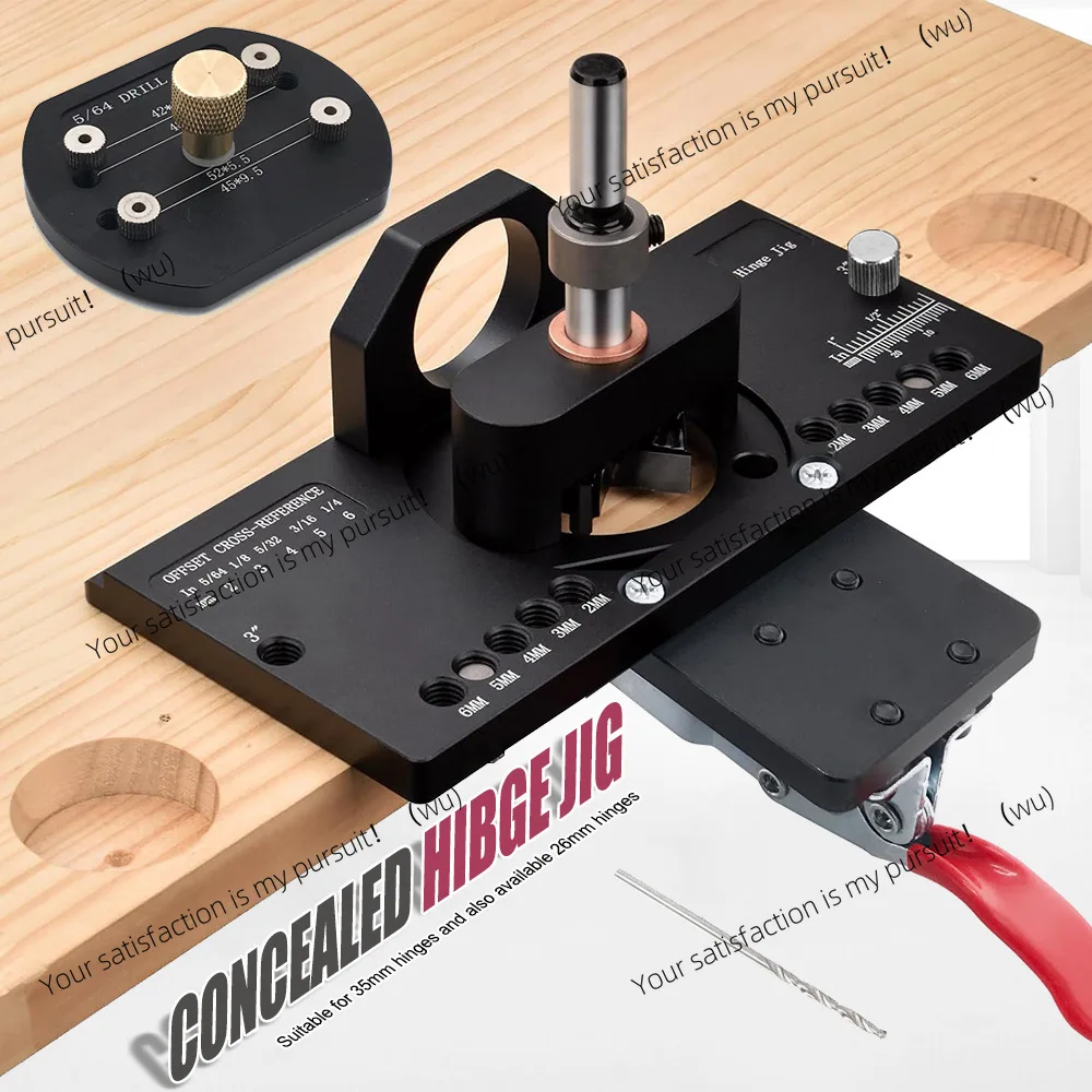 35Mm hinge punching positioner adjustable opening margin clothing cabinet door hinge drilling positioning installation tool