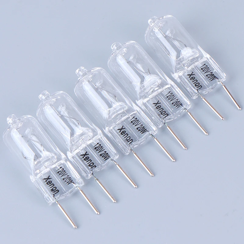 5PCS G8 120V 20W Halogen Light Lighting Lamp Bulb Volt G8 Pin Halogen