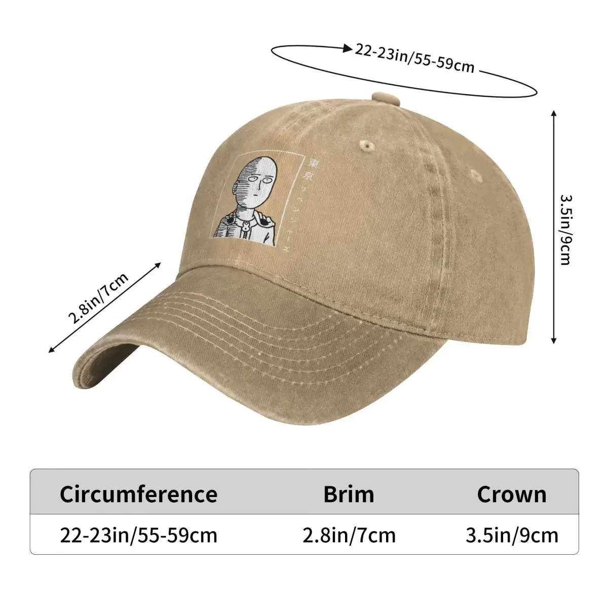 패션 원 펀치 남자 야구 모자, 유니섹스 스타일, 고민 세탁 선 캡, 애니메이션 일본 귀여운 야외 사계절 여행 모자