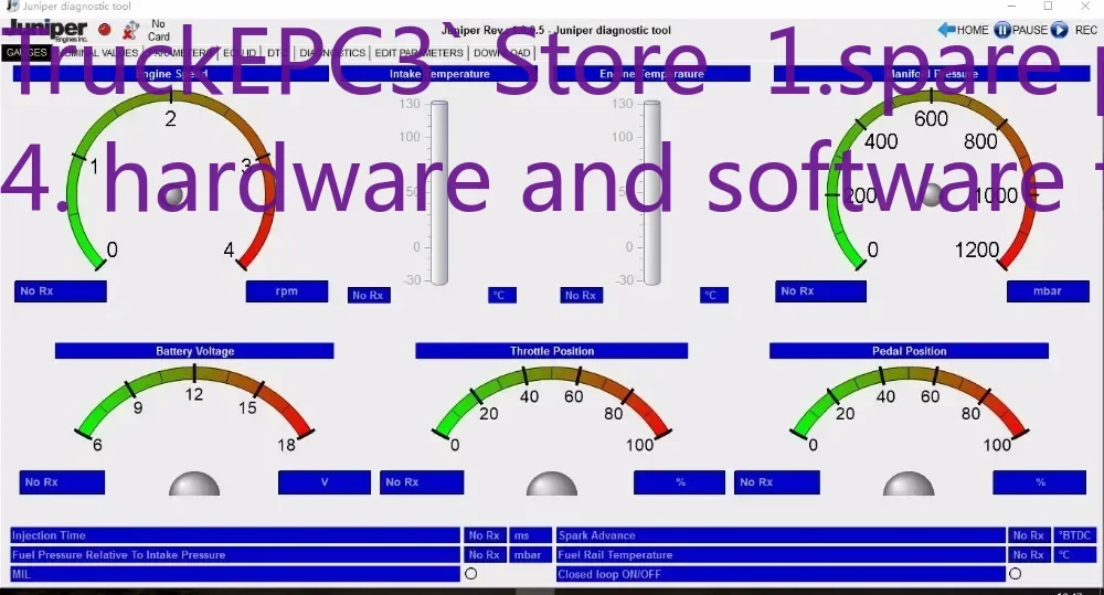

TruckEPC3 Clark Juniper Диагностическое программное обеспечение + расширенное и EOL