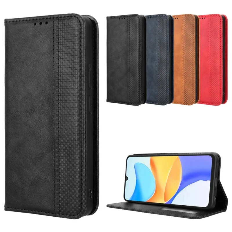 

For Blackview Shark 6 Flip Case luxurious Leather Retro Wallet Book Magnetic Protect Cover For Blackview Oscal Tiger8 Phone Case