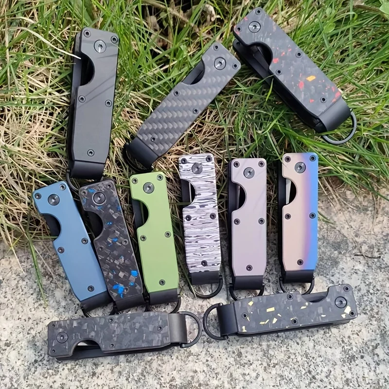 منظم مفاتيح معدني أنيق - حامل مدمج لـ 2-6 مفاتيح، تصميم أنيق وبسيط، مثالي للتنقل اليومي