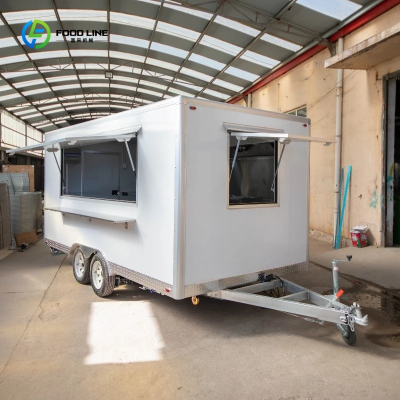 

Equip Trailer Food Australian Hot Dog Trailer Street Food Vending Carts