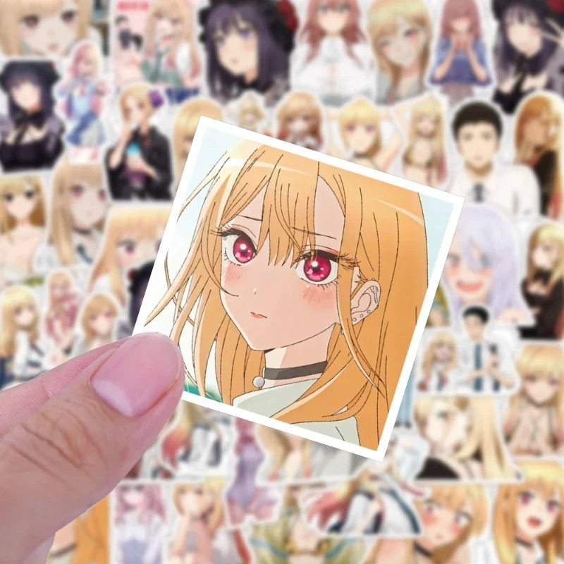 50/30/10PCS Kita-gawa Umi Popular Anime Surrounding Graffiti Stickers Mobile Tablet Waterproof Removable Stickers Art Supplies