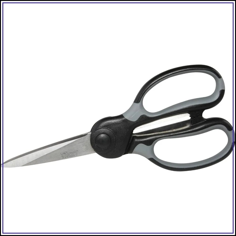 

Titan Industrial Grade Heavy Duty Scissors Multipurpose Shears for Sewing and Crafting Durable Easy to Use Stainless Steel Blades with Comfortable Handles
