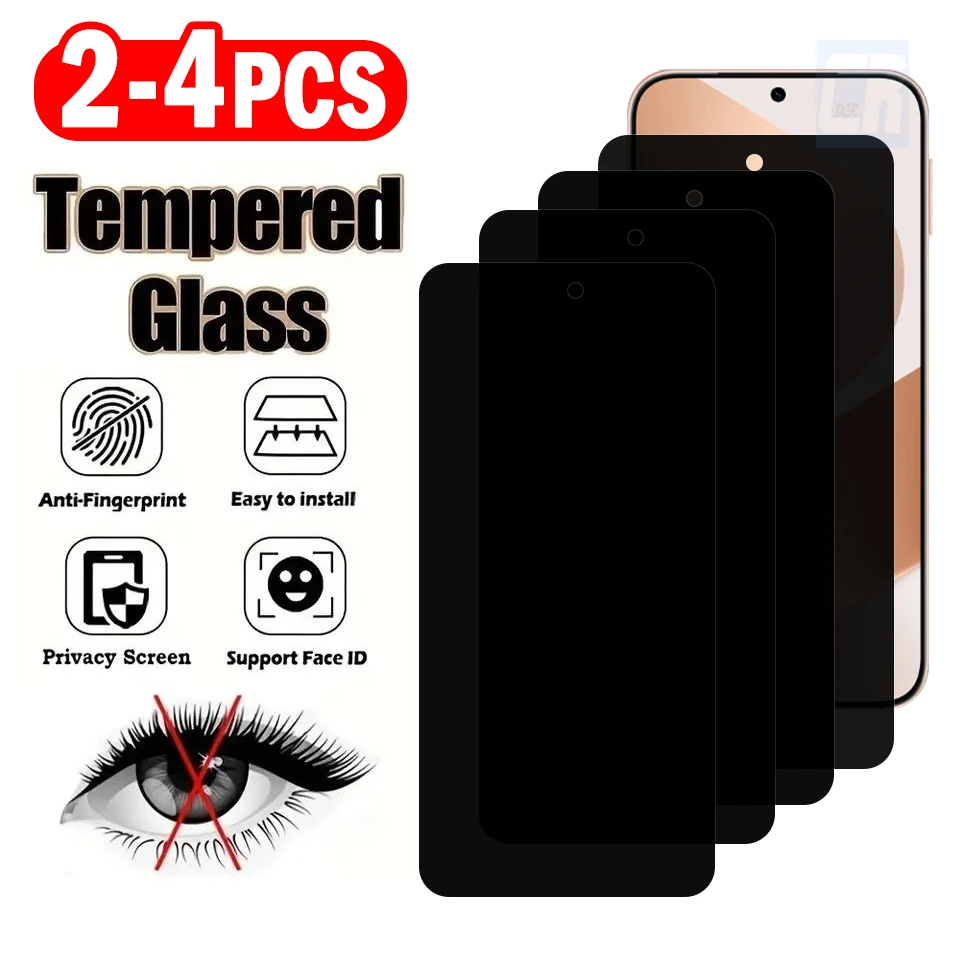 

2-4pcs Anti spy Full Cover Tempered Glass for Huawei Pura 80 70 P50 P40 P30 Lite P20 Pro Protective Privacy Screen Protectors