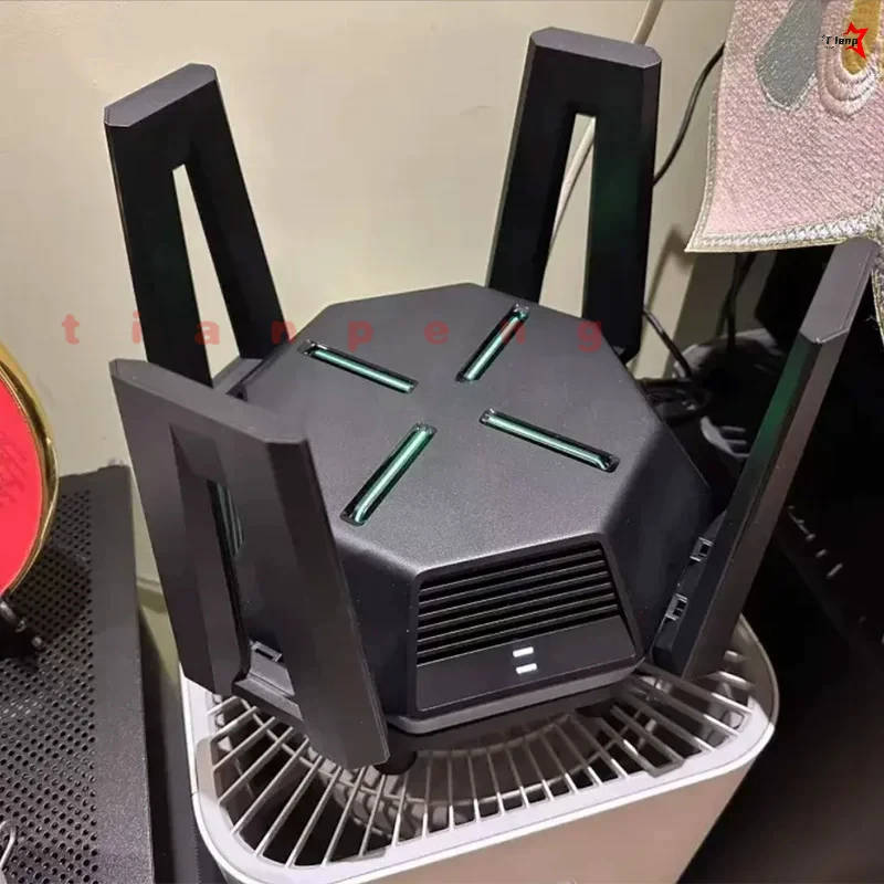 For Xiaomi AX9000 BE10000 Network Gear Cooling Base Tray Stable Anti Slip Desktop Storage WiFi Router Equipment Holder Rack