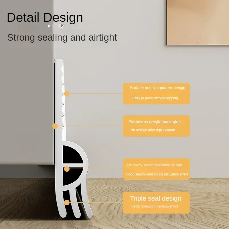 1M Deur Bodem Afdichtstrip Winddicht Stofstopper Guard Regen Tochtstrip Ruisonderdrukking Isolator Sealer Home Hardware