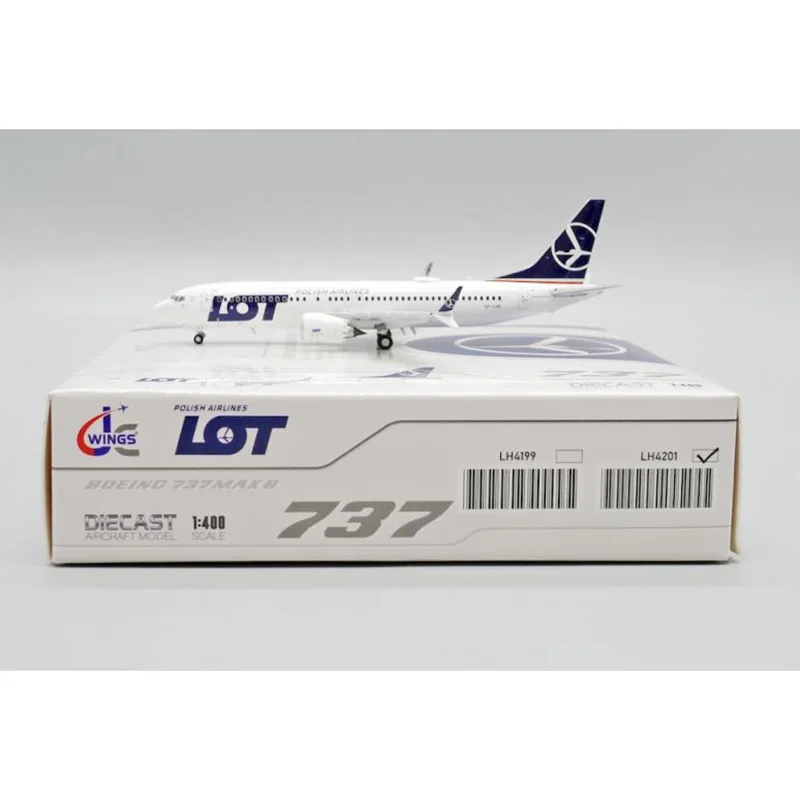 

Diecast 1:400 Scale Polish Airlines Alloy Aircraft Model B737-8Max SP-LVB Collection Souvenir Display Ornaments