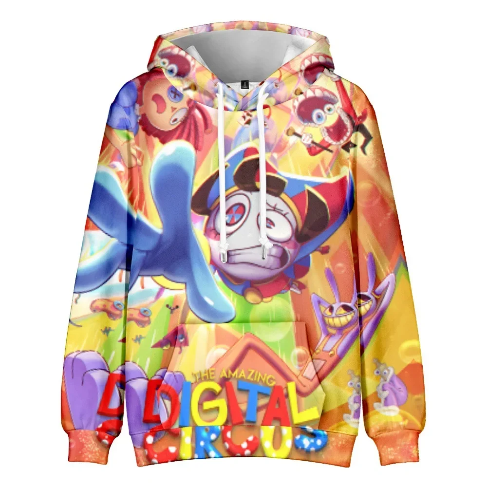 The Amazing Digital Circus Magical Digital Circus Fashionable Cartoon Hoodie Sweatshirt Casual Versatile Cool Top Trendy Gift