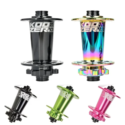 Koozer-bujes delanteros XM490 pro para bicicleta de montaña, cubo k7, 5x100mm, QR, 9x100mm, TA, 15x100mm, eje pasante, 24, 28, 32, 36 agujeros, 2 rodamientos