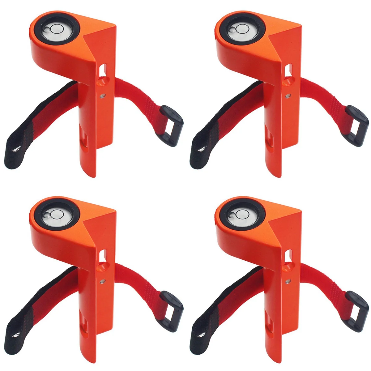 

4X Centering Pole Carbon Fiber Pole Leveler Bubble Assembly Right-Angle Level Strap Portable Vertical Level Orange