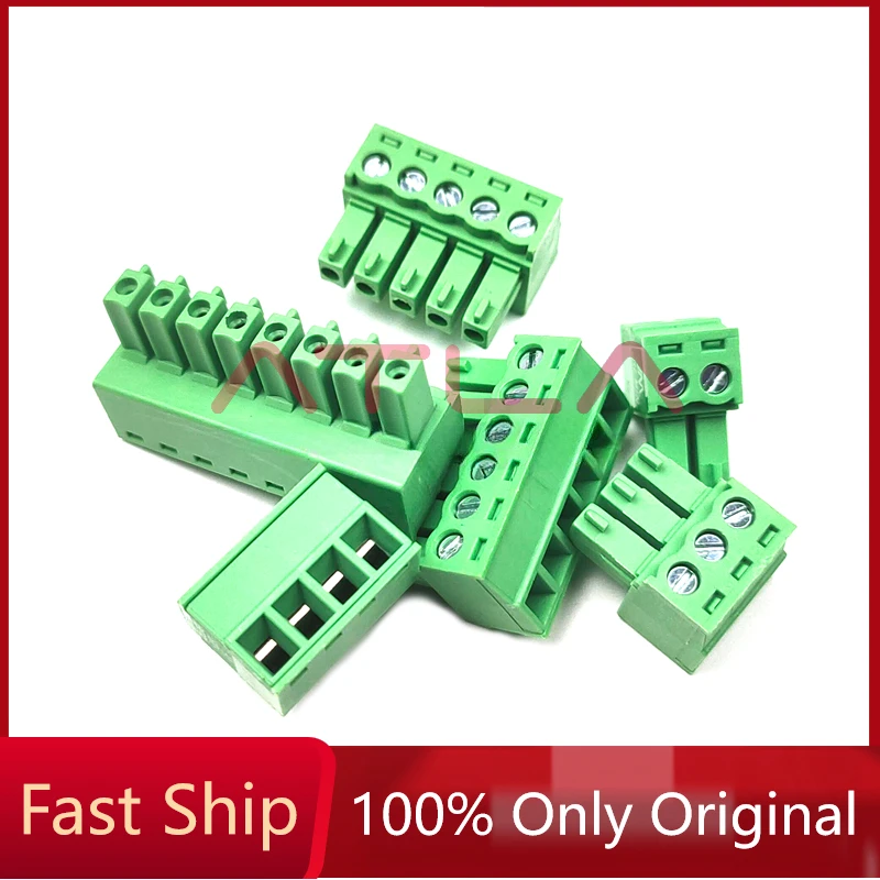 

10Pcs 15EDG 3.5MM 3.81MM PCB Screw Terminal Block Connector PLUG PIN HEADER SOCKET 2/3/4/5/6/7/8/9/10/12P 3.5/3.81 KF2EDGK