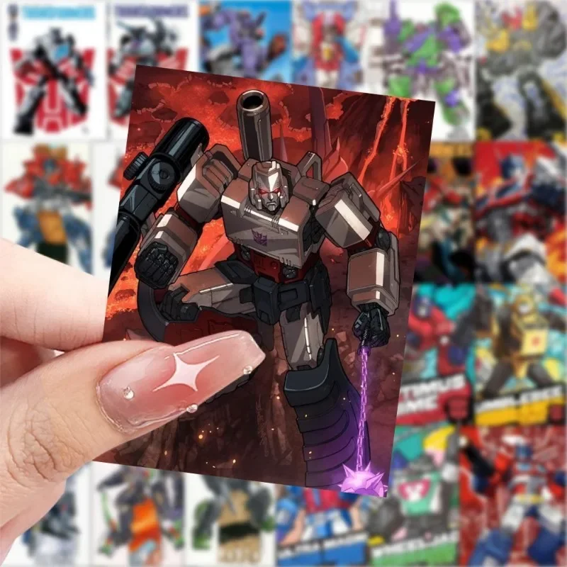 60PCS Transformers Bumblebee Optimus Prime Crosshairs Ironhide Cartoon Laptop Phone Case Children Toy Sticker Wholesale