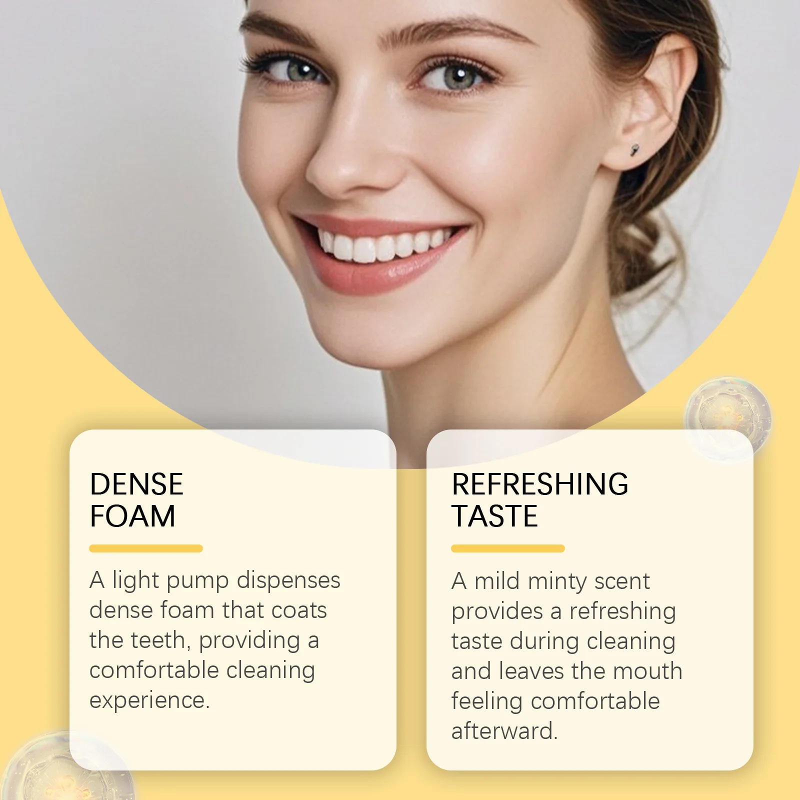 Teeth Cleaning Mousse - Foam Cleansing Long-Lasting Fresh Breath Gentle Gum Care Teeth Brightening Mild Oral Care Mousse