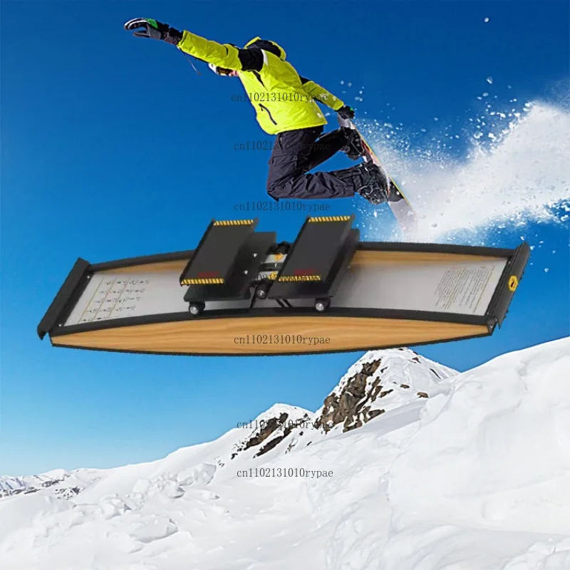 Indoor Simulated Flat‑Plate Freestyle Ski Machine for Winter Office Use