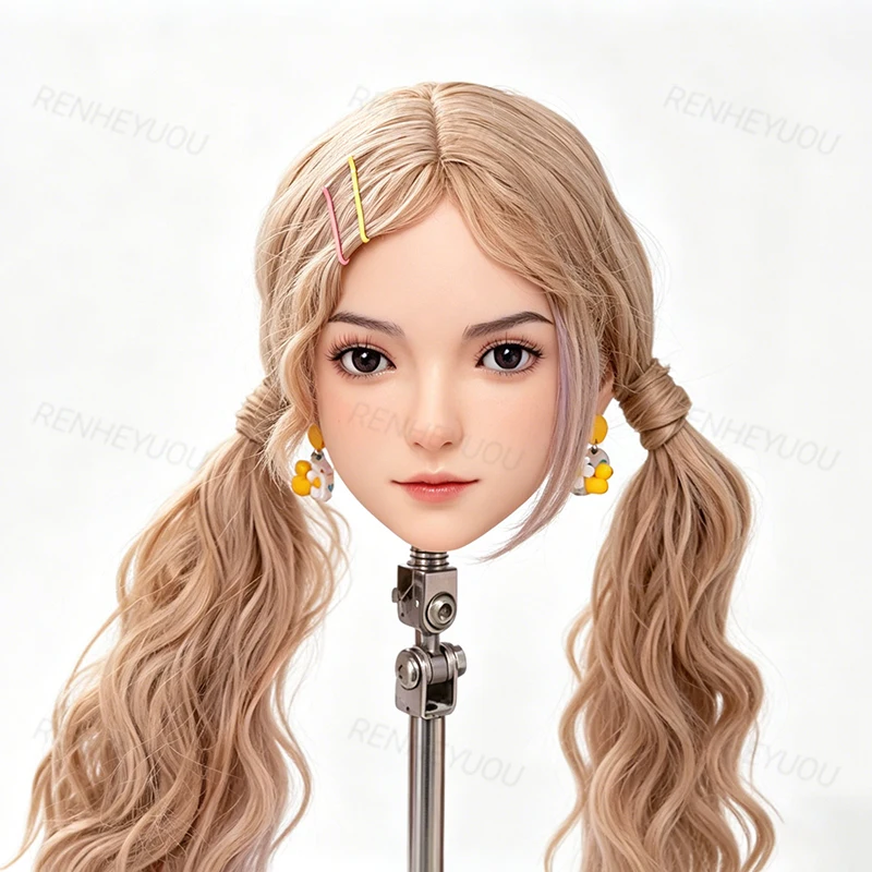 

Handmade 1:1 Silicone Head Sculpture RENHEYUOU Realistic Model Collection Decoration
