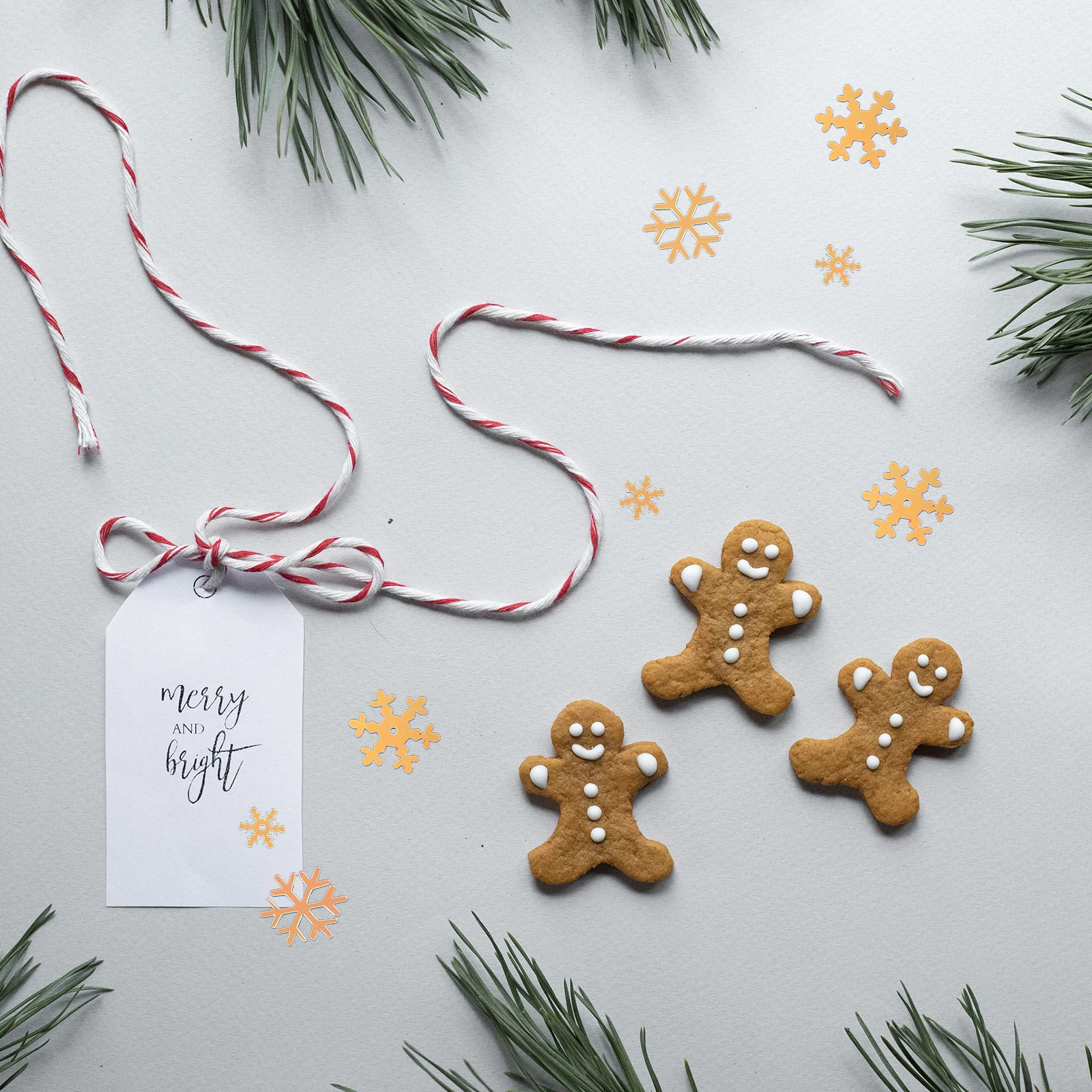 

3 Bags Snowflake Pieces Transparent Plastic Xmas Snowflake Decors Christmas Tree Decorations Festival Holiday Decors