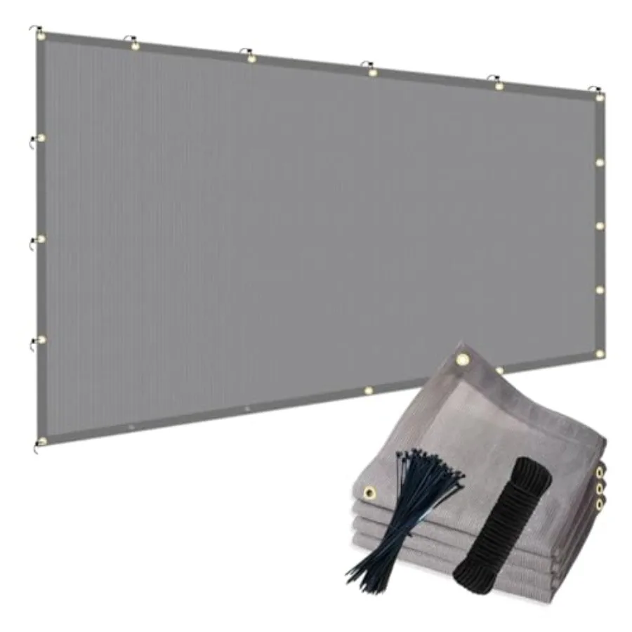 

Ткань для затенения POYEE 90% (серая), 12x12 футов