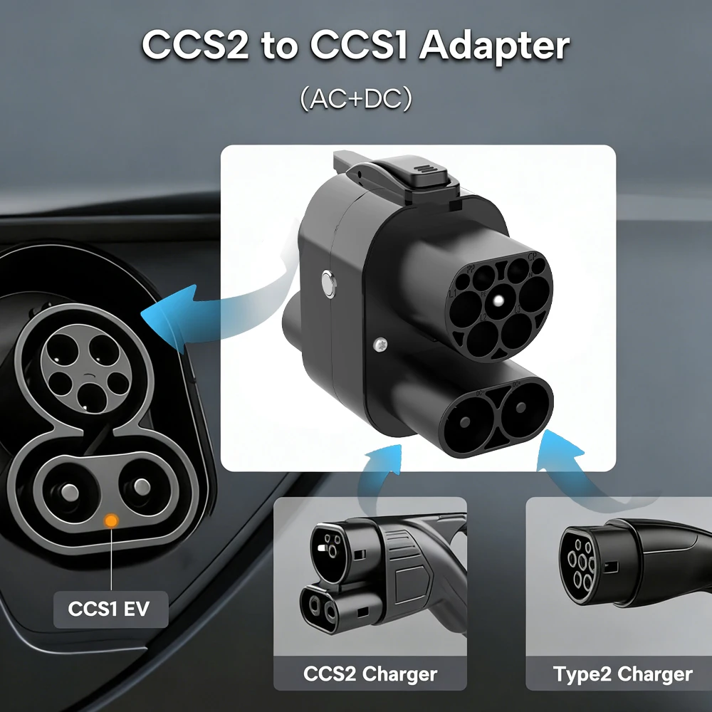 UNIRISE 250kW+7.2kW DC+AC CCS2 - Ccs2 To Ccs1 Fast Charge Adapter 250Kw のレビューと価格