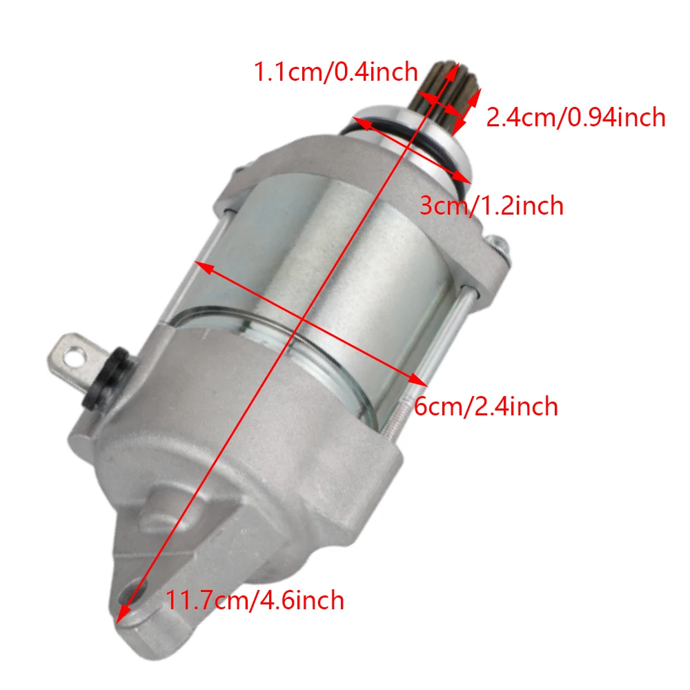 Starter Motorcycle Accessories Engine Starting 9T Starter for Yamaha WR450F 2016-2018 for Yamaha YZ450FX 2016-2018 2GC-81890-00