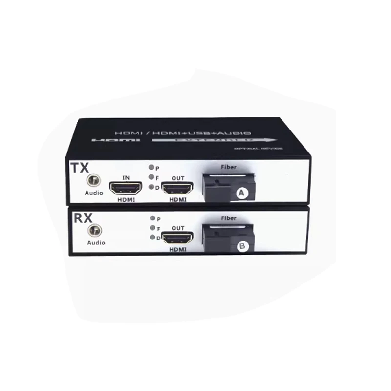 1 pair 1080P Optical Converters HDMI+independent audio+loop out Fiber Optic Video Extender/Transceiver