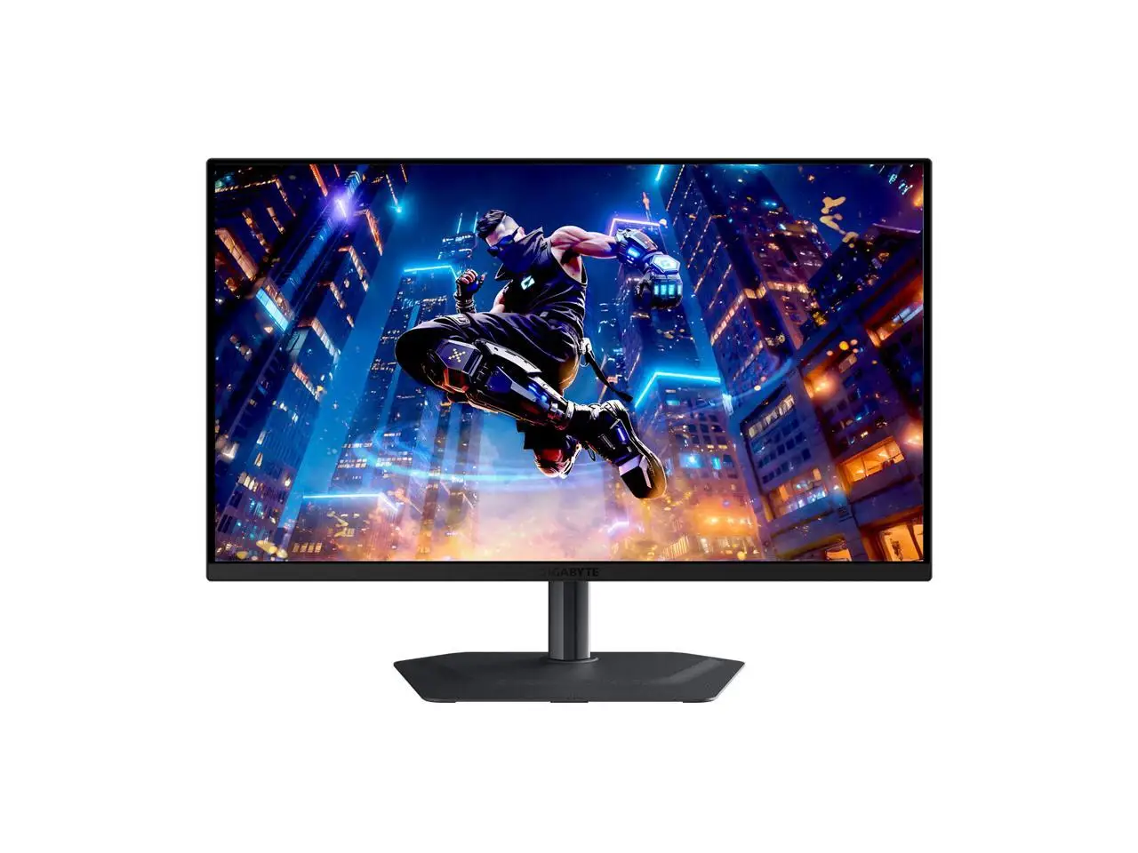 GIGABYTE 27 inch QHD 2K 1440P 360Hz  AMD FreeSync Premium Pro & G-SYNC Compatible HDR400 KVM USB-C Built-in Speakers OLED Gaming Computer Monitor with Height Adjustable, Swivel, Pivot & Tilt Stand