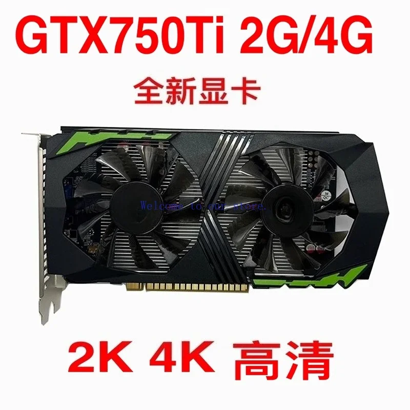 For GTX750Ti 4G Graphics Card for Gaming Desktop Computer, Game Design, and Drawing, 2G Independent Graphics Card